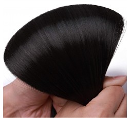 Extensions de cheveux noires Extensions de cheveux noires