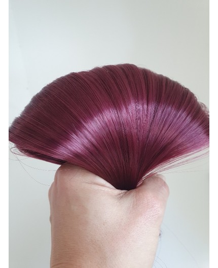 Extensions de cheveux couleur prune
