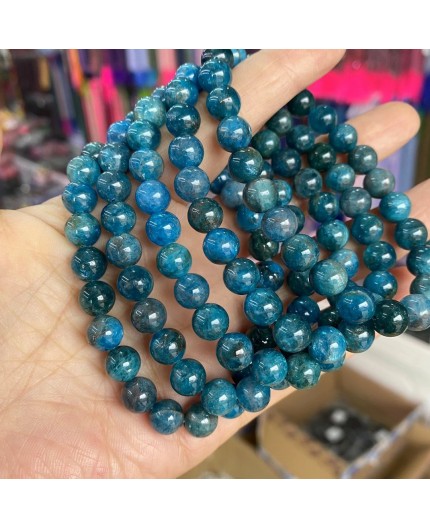 Bracelet en Apatite bleue Renforcement corporel Bracelet en Apatite bleue Renforcement corporel